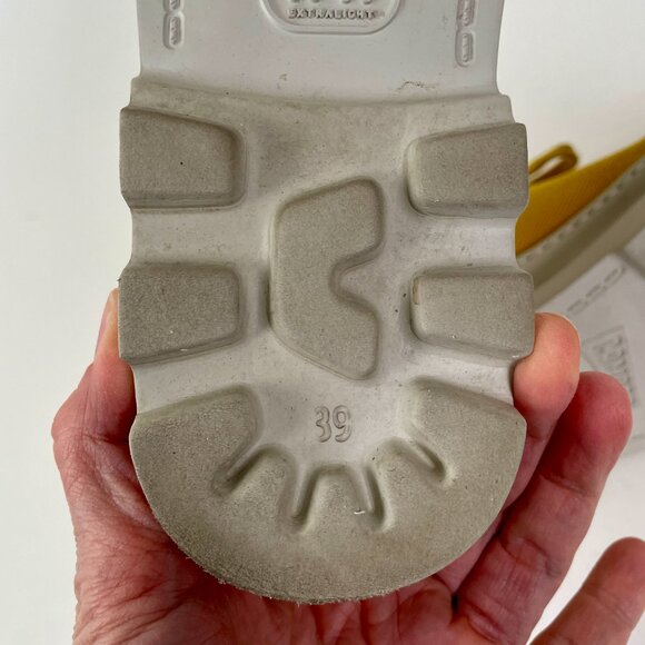 Camper Brutus Yellow Canvas Lace-Up Sneakers, Size 9 - Picture 10 of 12